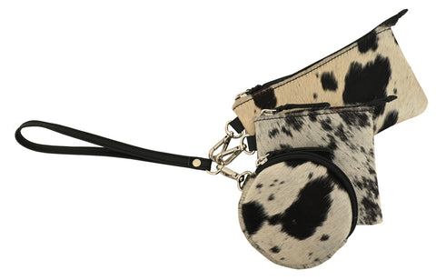 Perri's Leather Buckle Purse - Black