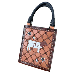 Cattle Alamo Saddlery Handbag