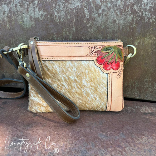 CSC Cherry Bomb Crossbody / Wristlet Combo
