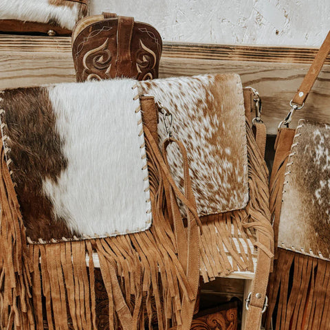 Perri's Leather Buckle Purse - Black