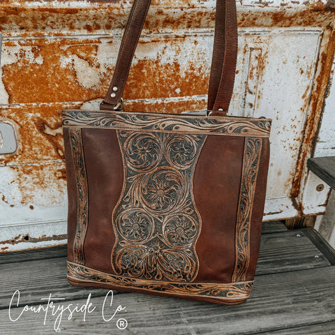 Perri's Leather Buckle Purse - Black