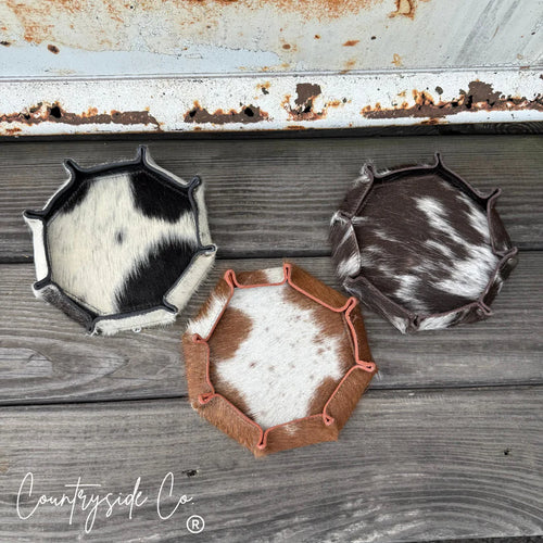 CSC - SMALL Cowhide Tray