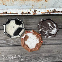 CSC - SMALL Cowhide Tray