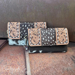 CSC Axis & Tooled Leather Wristlet