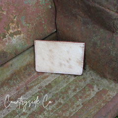 CSC - Mocha Cowhide Credit Card Holder