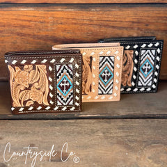 CSC - Beaded Cross Mens Wallet