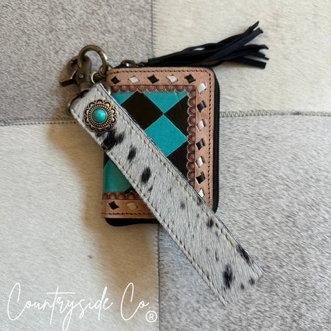 Perri's Leather Buckle Purse - Black