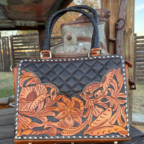 Perri's CELL PHONE HOLDER BROWN LEATHER
