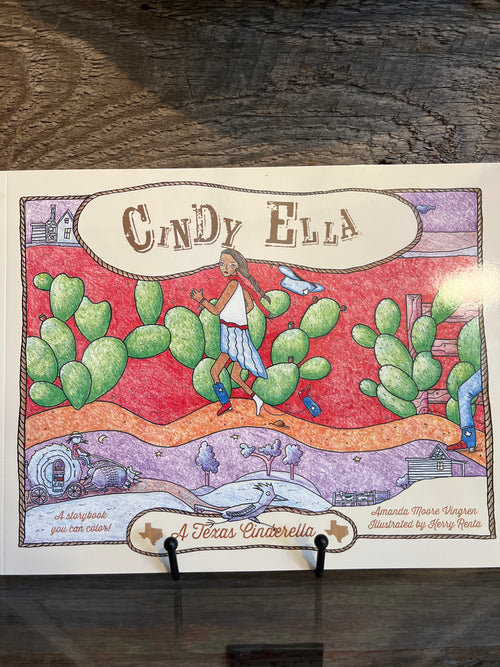 Cindy Ella: A Texas Cinderella Coloring Book