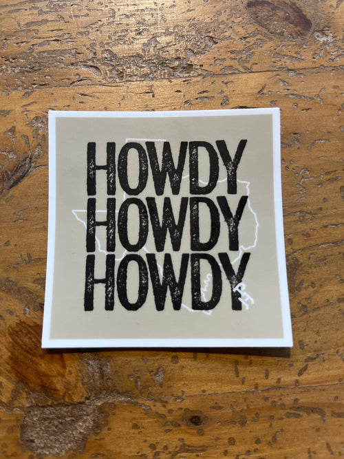 Howdy PH Sticker