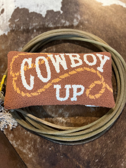 Cowboy Up Western Throw Pillow