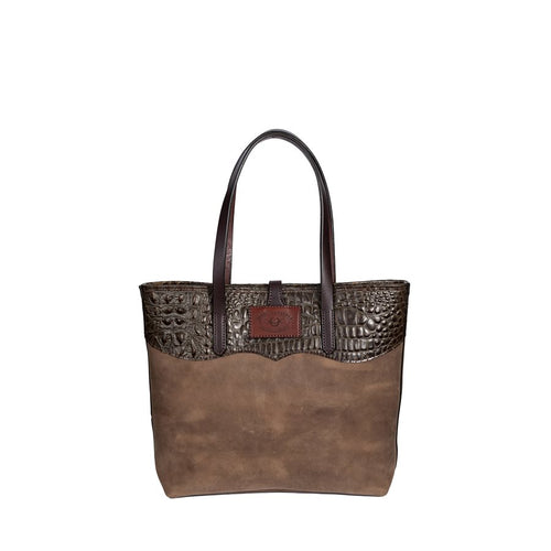 Western Brown Leather Handbag WSP