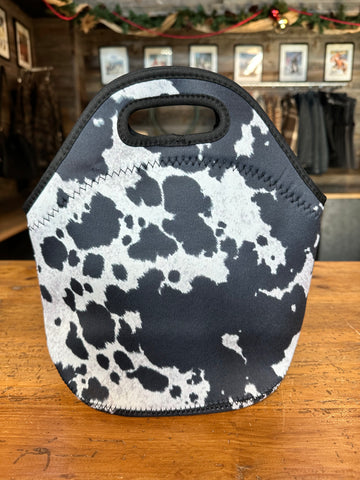 Cowhide Shower Tote