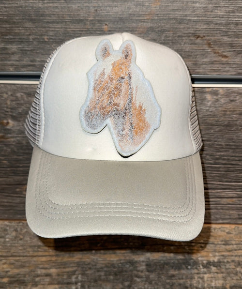 Paint Horse Cap - Grey