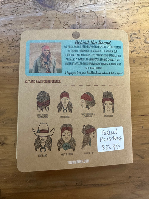 Wyoming Rose Head Wrap