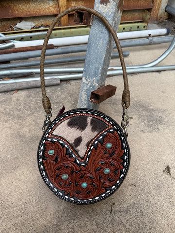 AS - Darlin' Duo - Chocolate with El Pinto Strap