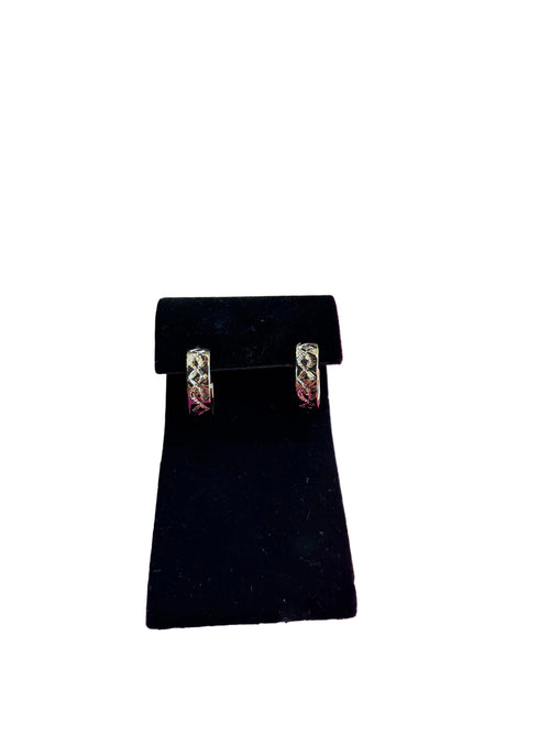 W&C 18K Gold Plated Western Hoop Earrings