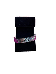 W&C 18K White Gold Plated Feather Cuff