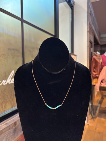 Genuine Turquoise - Lily Necklace