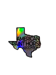 Holographic TX APHA Sticker