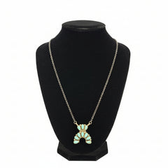 Genuine Turquoise - Tulip Necklace
