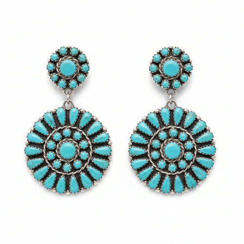 Genuine Turquoise - Abby Earrings