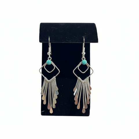 Genuine Turquoise - Harley Earrings