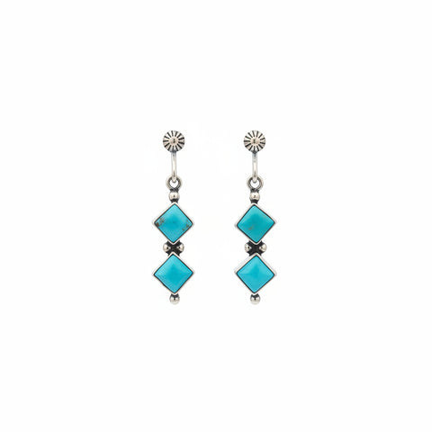 Genuine Turquoise - Harley Earrings