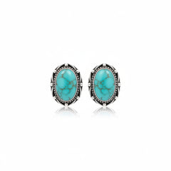 Genuine Turquoise - Ada Earrings