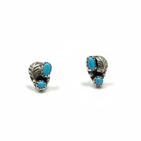 Genuine Turquoise - Harley Earrings