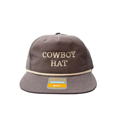 Cowboy Hat Cap - Dark Mocha / Khaki