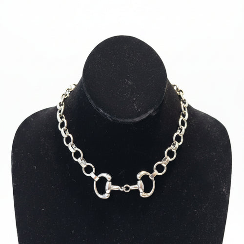 W&C 18K White Gold-Plated Dahlia Necklace