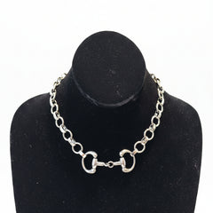 W&C 18K White Gold-Plated Dahlia Necklace