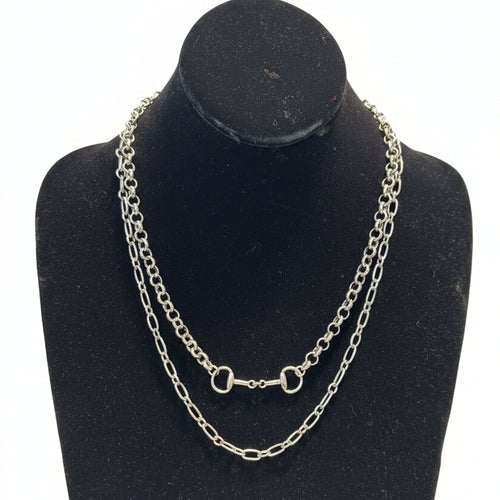 W&C 18K White Gold Plated Ashton Necklace