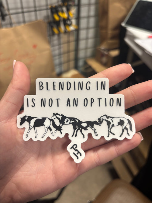 Blending In Sticker