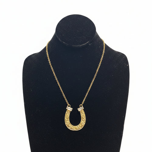 W&C 18K Gold Plated Mustang Necklace