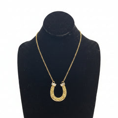 W&C 18K Gold Plated Mustang Necklace