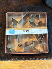 Texas 4 PC Cookie Cutter Set