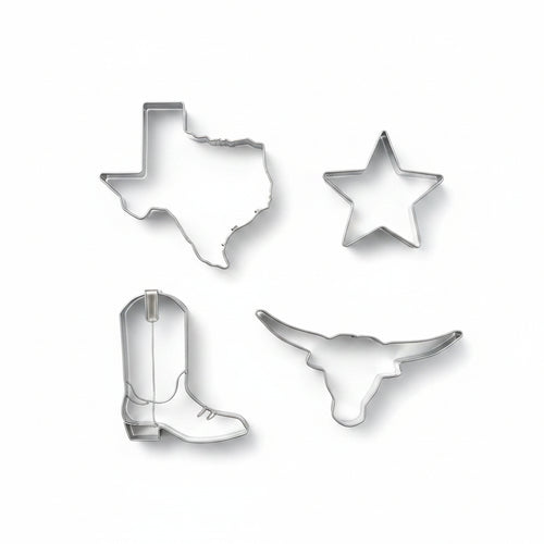 Texas 4 PC Cookie Cutter Set