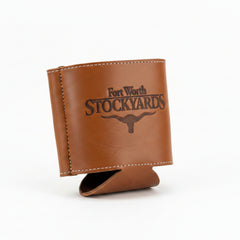 Stockyards Leather Koozie