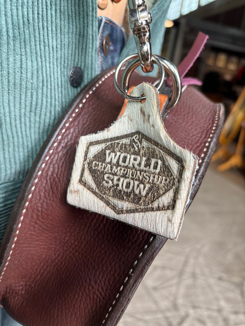 WS Cowhide Keychain