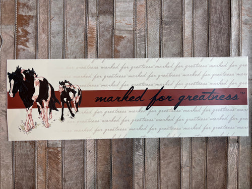 Large Marked for Greatness Sticker