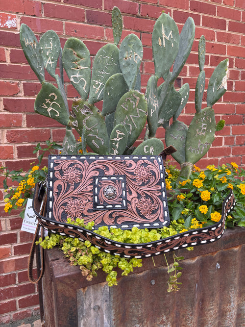 CSC Legacy Tooled Leather Purse