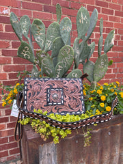 CSC Legacy Tooled Leather Purse