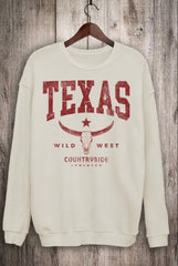 Texas The Wild West Sweatshirt