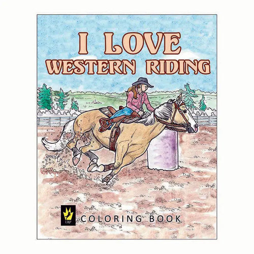 I LOVE Western Riding Coloring Book