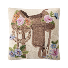 Floral Saddle Hook Pillow