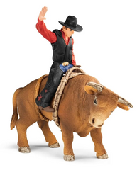 Schleich Cowboy Bull Riding Play Set