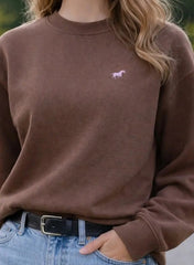 Chestnut Charm Crewneck
