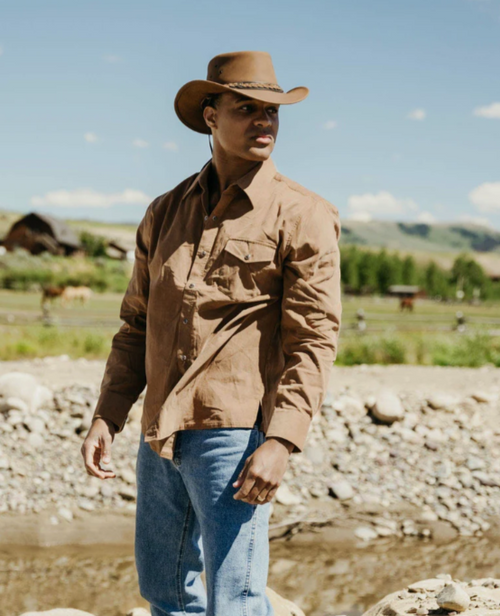 Outback - Bryce Corduroy Shirt - Khaki